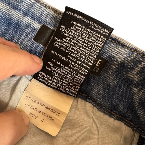 Kut from the Kloth Reese Straight leg zipper hem cropped jeans 4 L - Picture 11 of 15